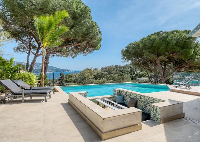 Climatisee Au Lavandou Avec Vue Avec Piscine Chauffee *