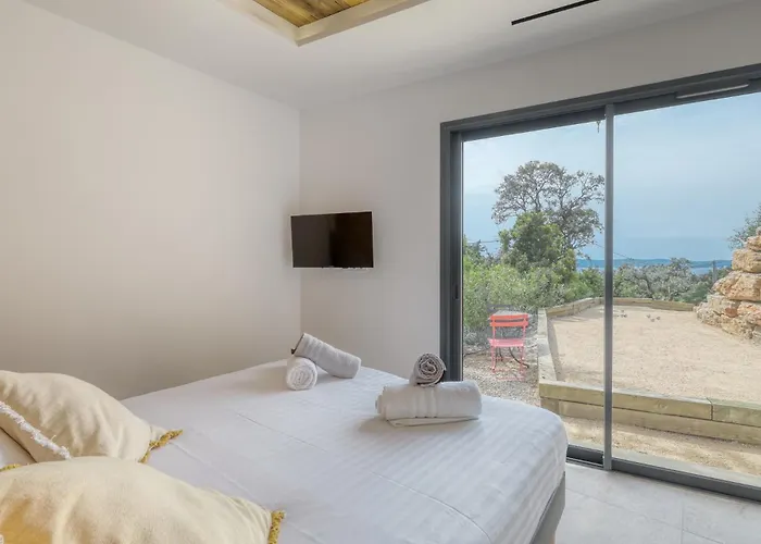 Vila Climatisee Au Lavandou Avec Vue Avec Piscine Chauffee Le Lavandou