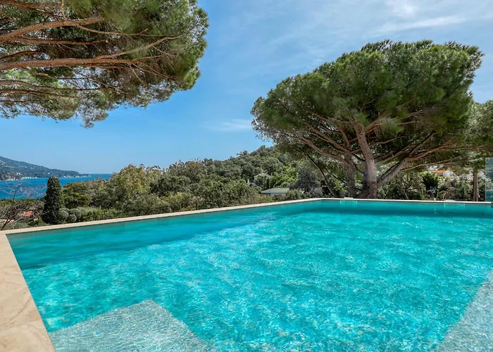 Climatisee Au Lavandou Avec Vue Avec Piscine Chauffee
